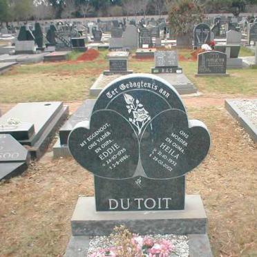 TOIT Eddie, du 1935-1986 &amp; Heila 1932-2002