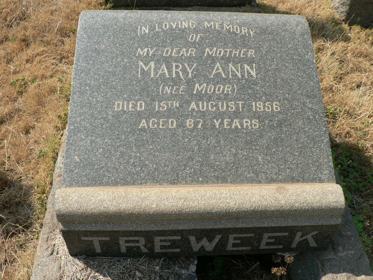 TREWEEK Mary Ann nee MOOR -1956