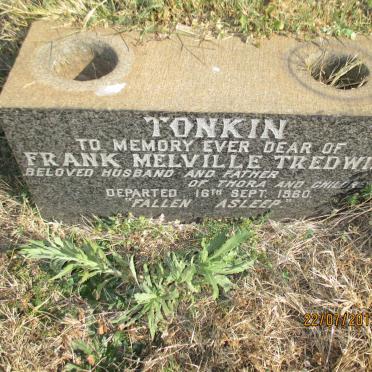 TONKIN Frank Melville Tredwin -1960