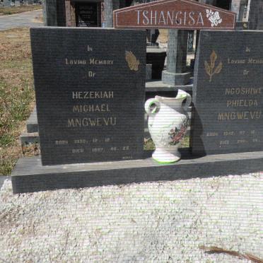TSHANGISA Hezekiah Michael Mngwevu 1936-1997 &amp; Ncoshiwe Phielda Mngwevu 1942-2011