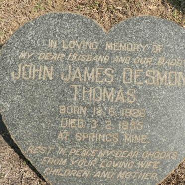 THOMAS John James Desmond 1926-1955