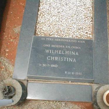 ? Wilhelmina Christina 1910-1981