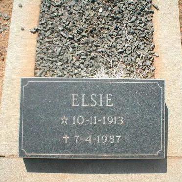 ? Elsie 1913-1987