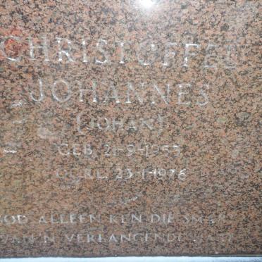 ? Christoffel Johannes 1953-1976