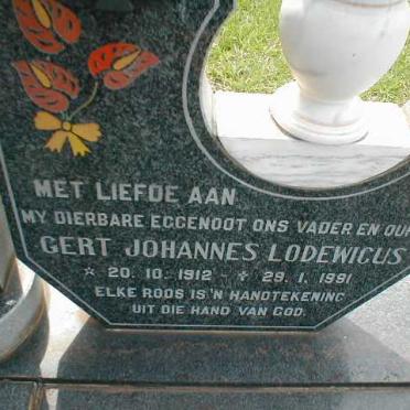 ? Gert Johannes Lodewicus 1912-1991 &amp; Martina Magdalena 1914-1992