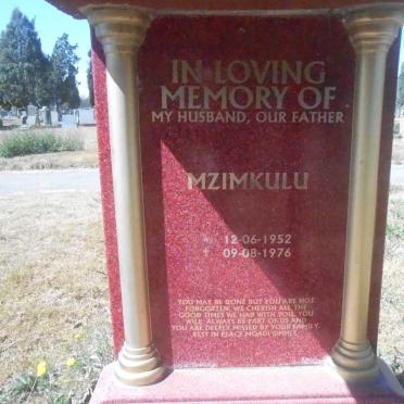 ? Mzimkulu 1952-1976