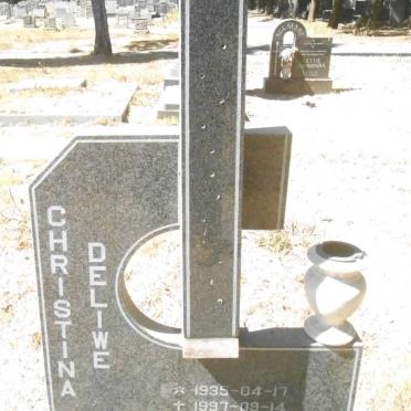 ? Christina Deliwe 1935-1997