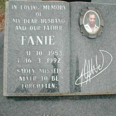 ? Fanie 1953-1992