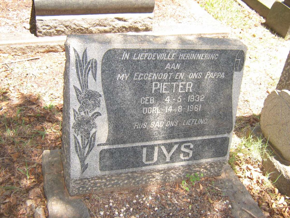 UYS Pieter 1932-1961