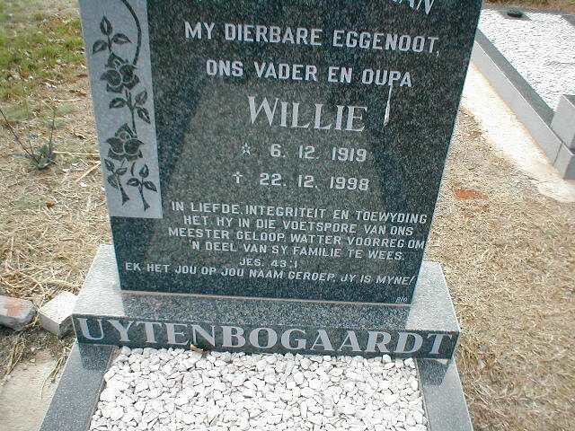 UYTENBOGAARDT Willie 1919-1998
