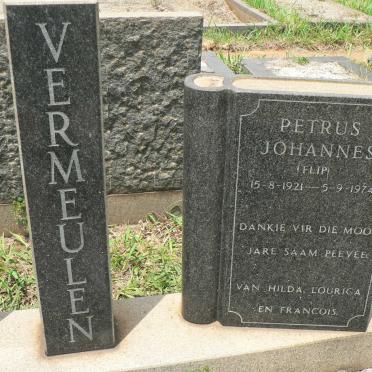 VERMEULEN Petrus Johannes 1921-1974