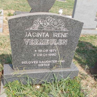VERMEULEN Jacinta Irene 1971-1990