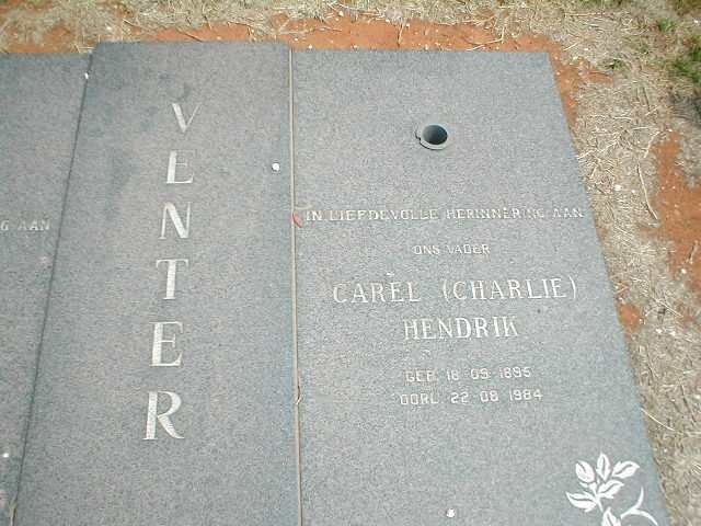 VENTER Carel Hendrik 1895-1984
