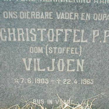 VILJOEN Christoffel P.P. 1905-1965