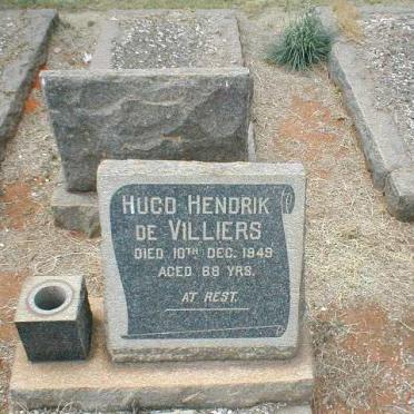 VILLIERS Hugo Hendrik, de  -1949