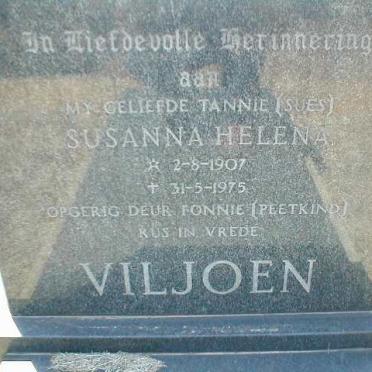 VILJOEN Susanna Helena 1907-1975