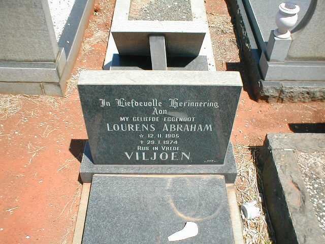 VILJOEN Lourens Abraham 1905-1974