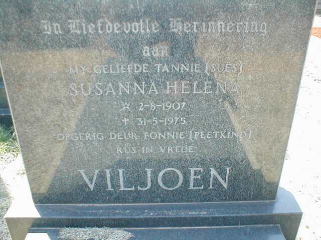VILJOEN Susanna Helena 1907-1975