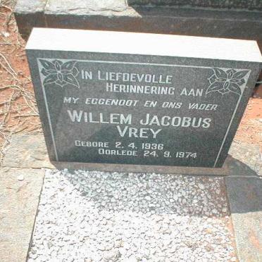 VREY Willem Jacobus 1936-1974