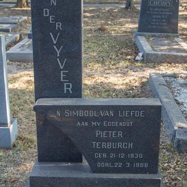 VYVER Pieter Terburgh, van der 1930-1968