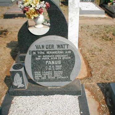 WATT Fanus, van der 19?8-1997