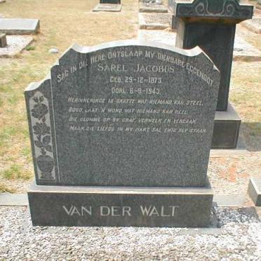 WALT Sarel Jacobus, van der 1873-1943