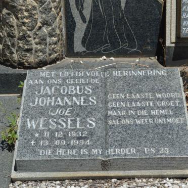 WESSELS Jacobus Johannes 1903-1960 &amp; Violet Blanche 1915-1975
