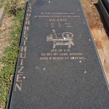 WESTHUIZEN Wessie, van der 1845-1891