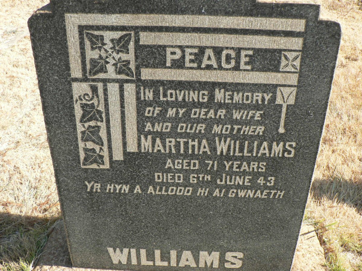 WILLIAMS Martha -1943