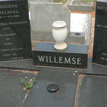 WILLEMSE Nicolaas Casparus 1917-1982 &amp; Magdalena Wilhelmina 1921-1990