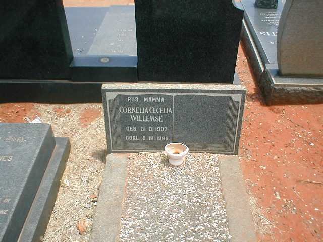 WILLEMSE Cornelia Cecelia 1907-1969