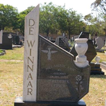 WINNAAR Frederik Frier, de 1955-1991