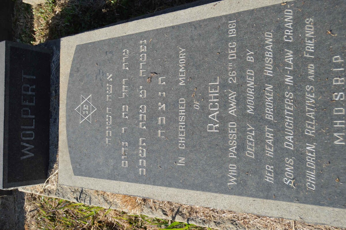 WOLPERT Rachel -1961