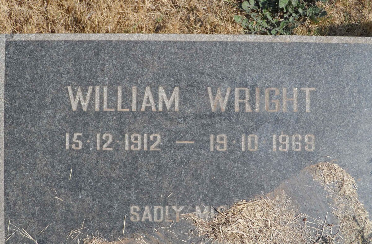 WRIGHT William 1912-1969