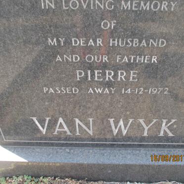 WYK Pierre, van  -1972