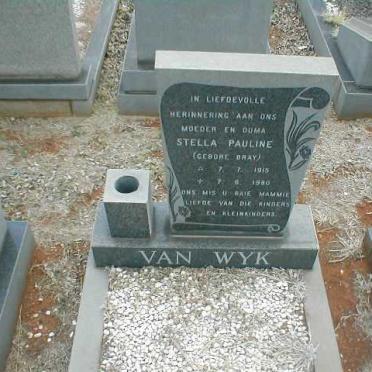 WYK Stella Pauline, van nee BRAY 1915-1980