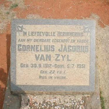 ZYL Cornelius Jacobus, van 1912-1951