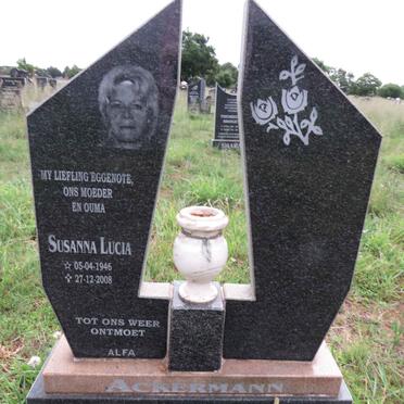 ACKERMANN Susanna Lucia 1946-2008