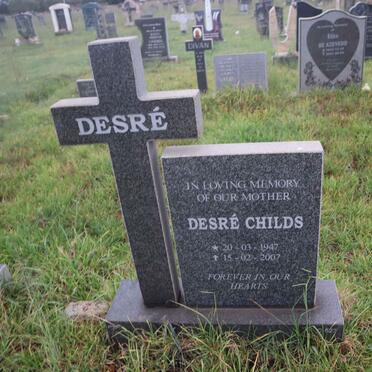CHILDS Desre 1947-2007