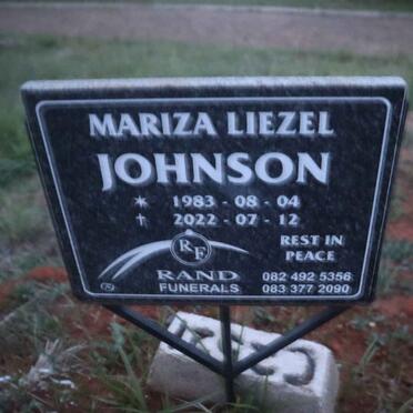 JOHNSON Mariza Liezel 1983-2022