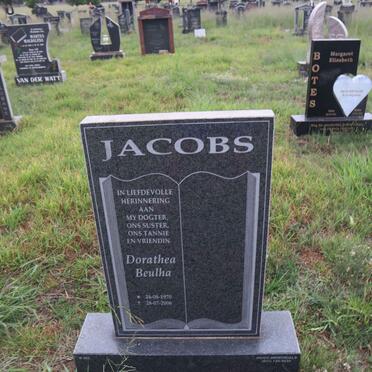 JACOBS Dorathea Beulha 1970-2006