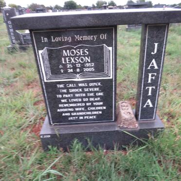 JAFTA Moses Lexson 1952-2005