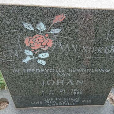 NIEKERK Johan, van 1946-1999