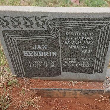 NEL Jan Hendrik 1913-1999
