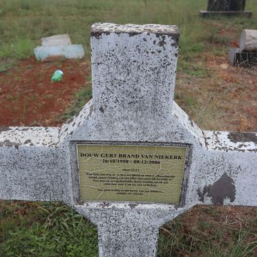 NIEKERK Douw Gert Brand, van 1958-2006