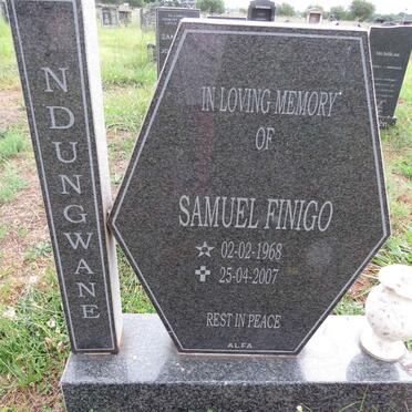 NDUNGWANE Samuel Finigo 1968-2007