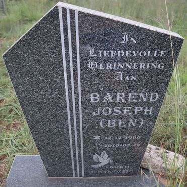 NEL Barend Joseph 1960-2010