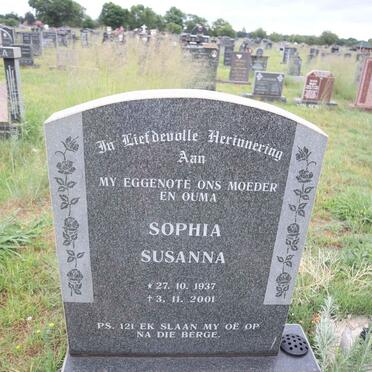 POTGIETER Sophia Susanna 1937-2001
