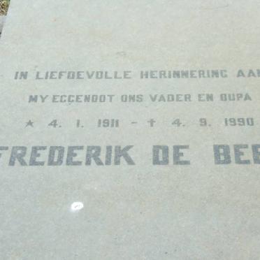 BEER Frederik, de 1911-1990