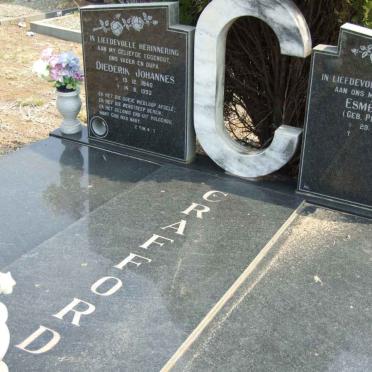 CRAFFORD Diederik Johannes 1940-1993 &amp; Esméralda PRETORIUS 1945-